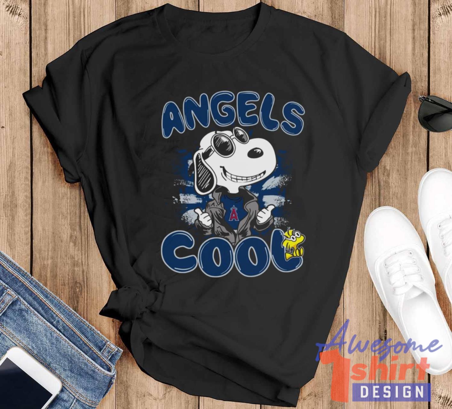 MLB Baseball Los Angeles Angels Cool Snoopy Shirt For Fans