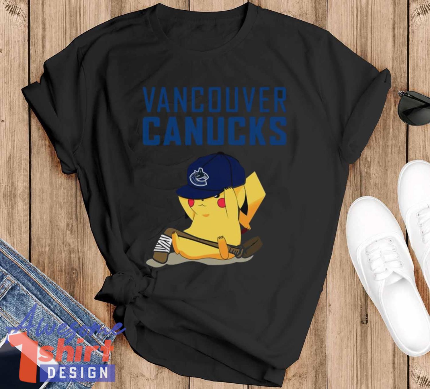 NHL Pikachu Hockey Sports Vancouver Canucks T Shirt, Sweatshirt, Hoodie