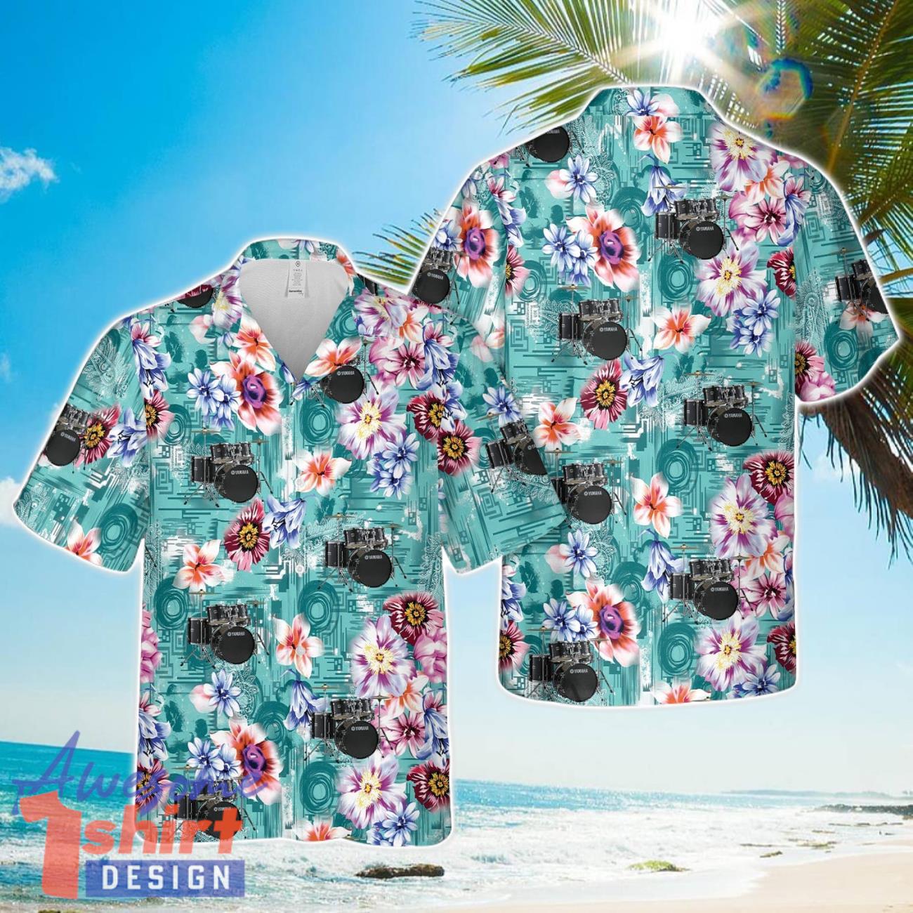 GigMaker Drum Set 3D Full Printed Hawaiian Shirt Beach Gift Shirt