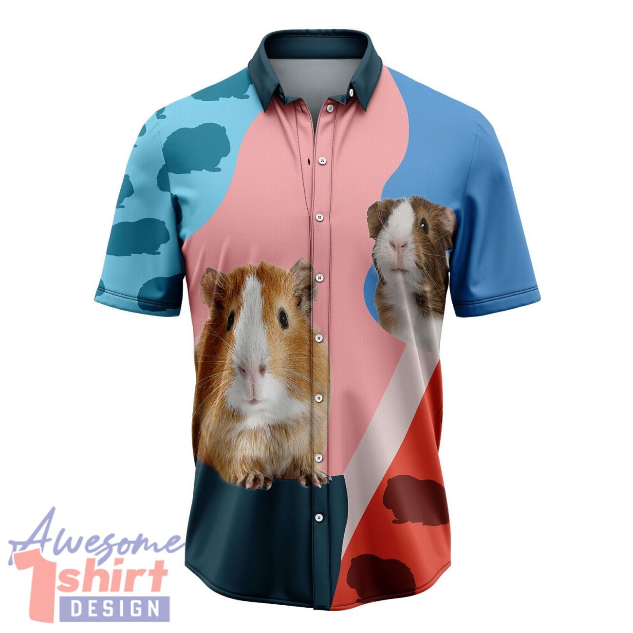 Guinea Pig Lover Hawaiian Shirt Short Sleeve Beach Shirt