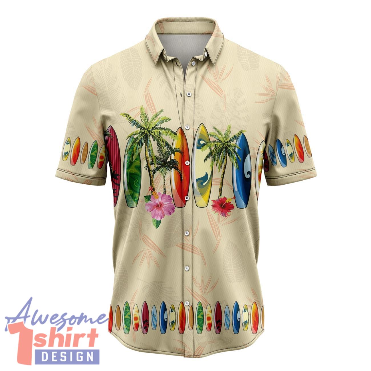 Hangover Surfboard 3D Hawaiian Shirt Summer Vacation Gift