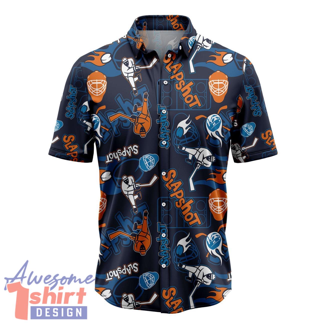 Hockey Slapshot Hawaiian Shirt Summer Gift For Men Women