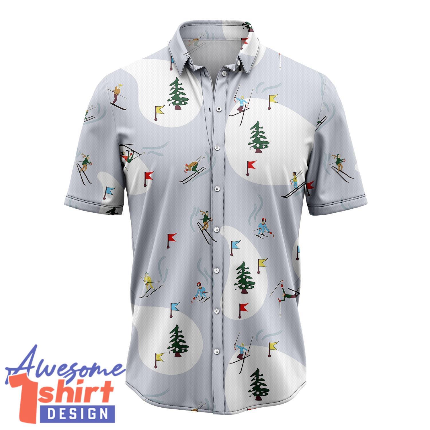 I’m A Skiing Aholic Hawaiian Shirt Aloha Beach Shirt For Summer Holiday