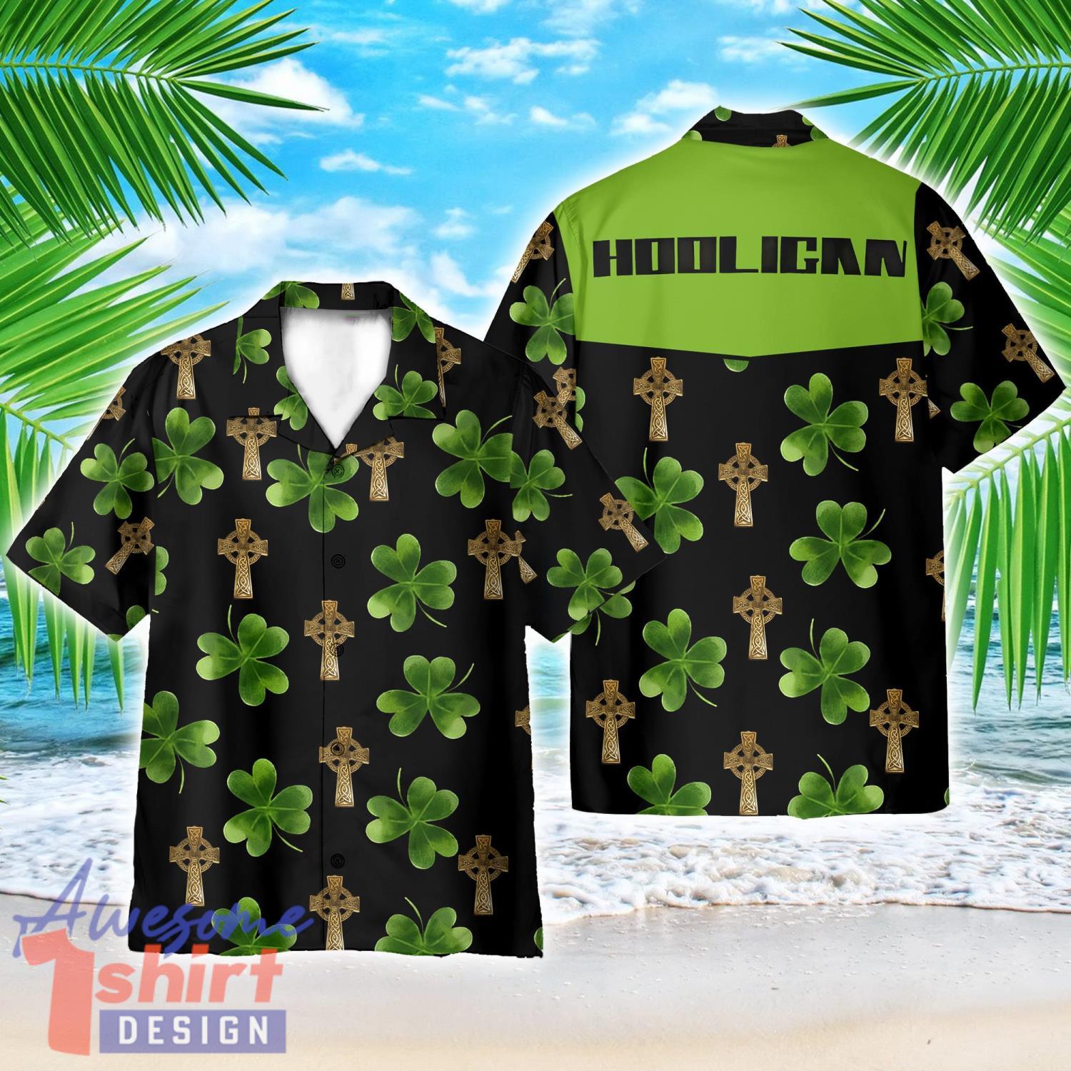 Irish St Patrick’s Day AOP Hawaiian Shirt Cute Summer Holiday Gift