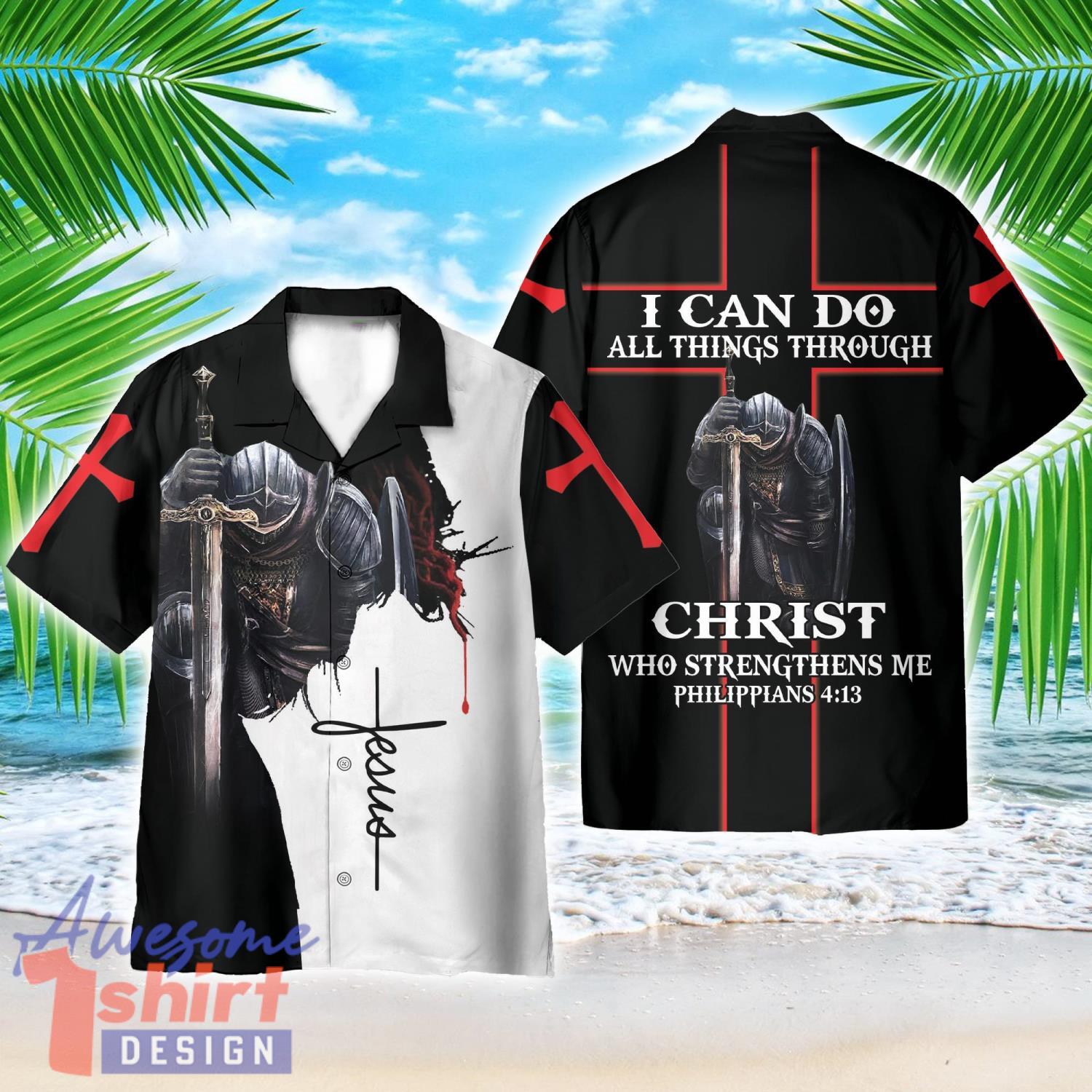 Jesus AOP Hawaiian Shirt Cute Summer Holiday Gift