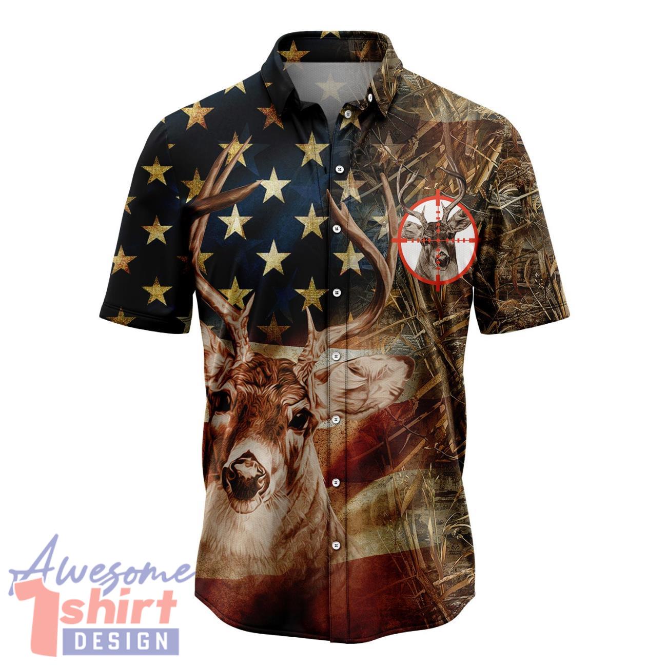 Love Hunting Hawaiian Shirt Short Sleeve Beach Shirt