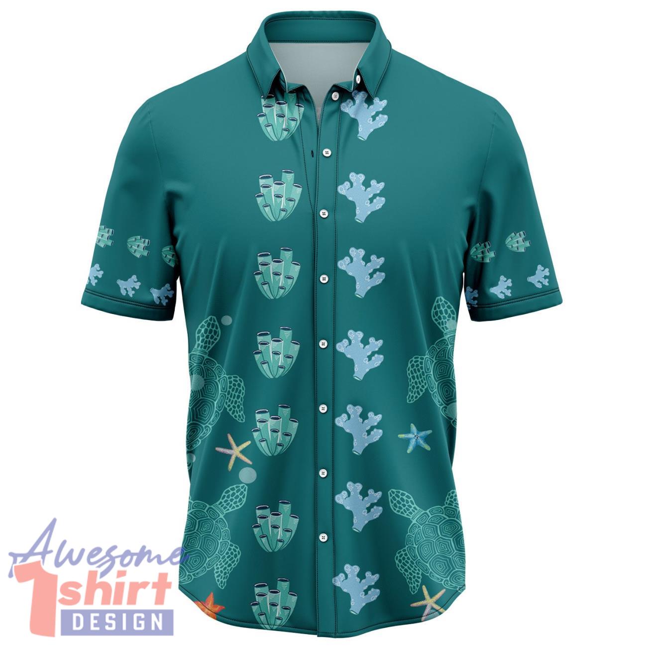 Lovely Turtle Hawaiian Shirt Short Sleeve Beach Shirt