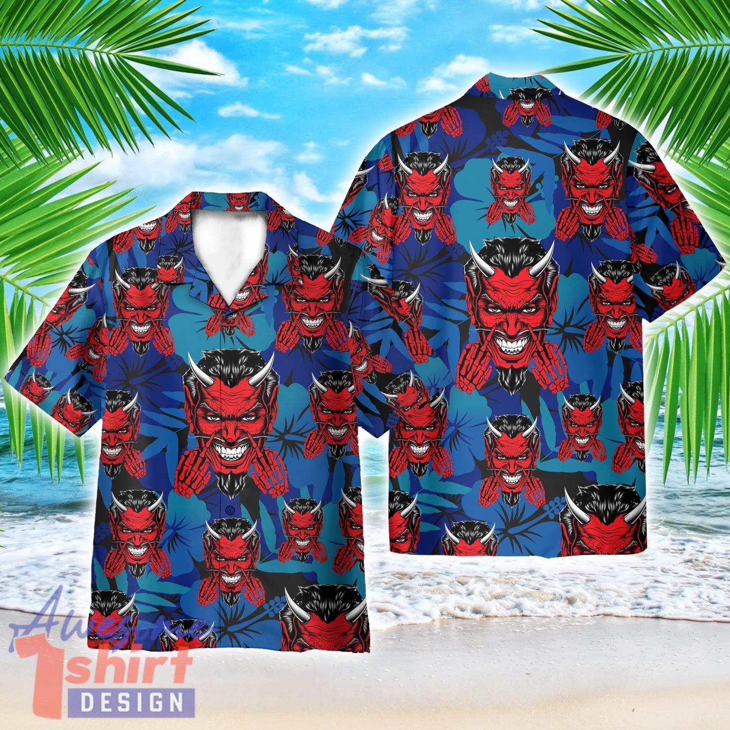 Lucifer AOP Hawaiian Shirt Beach Lover Summer Gift Shirt