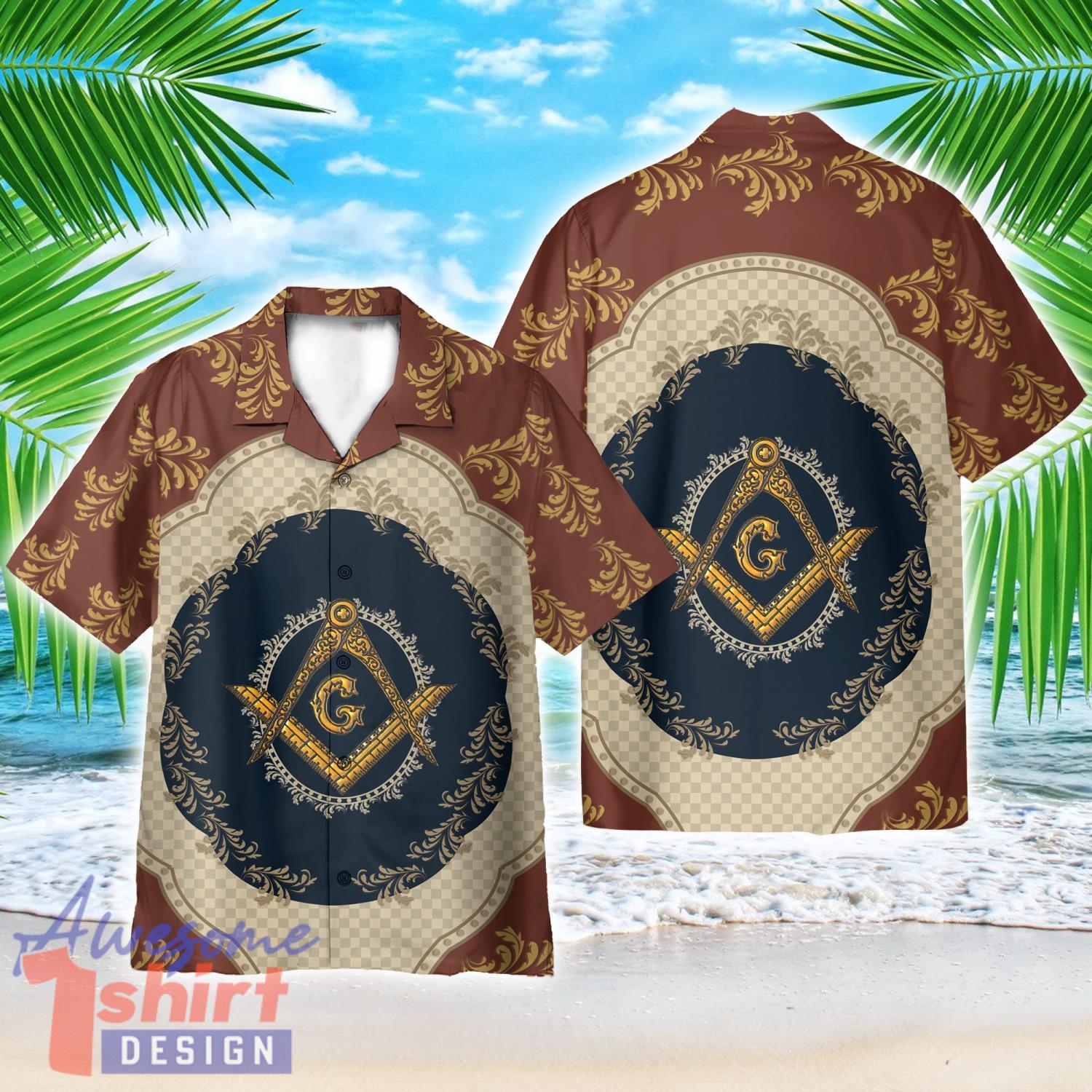 Masonic AOP Hawaiian Shirt Cute Summer Holiday Gift