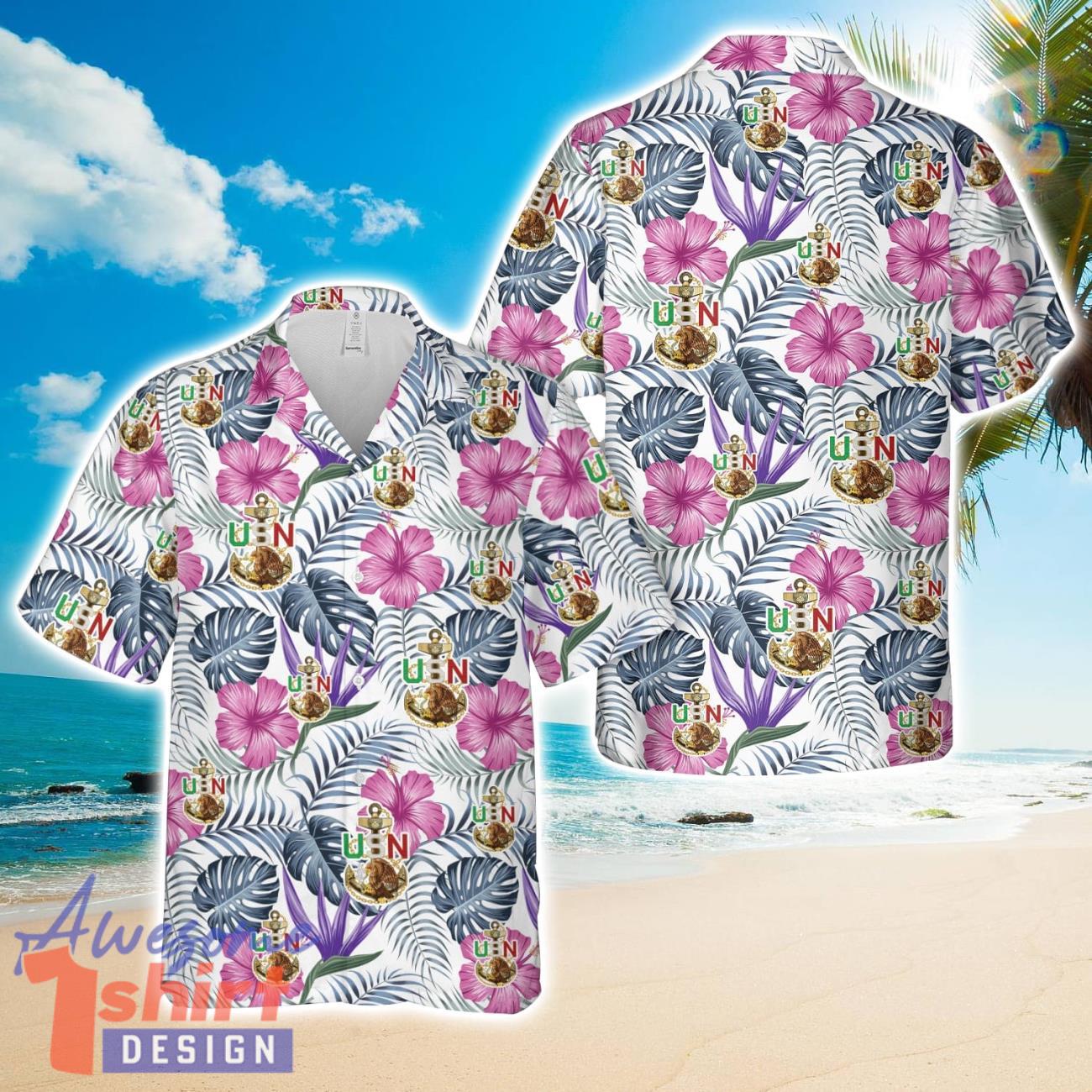 Mexican Navy Chief Petty Officer Anchor Hawaiian Shirt Aloha Beach Summer Shirt