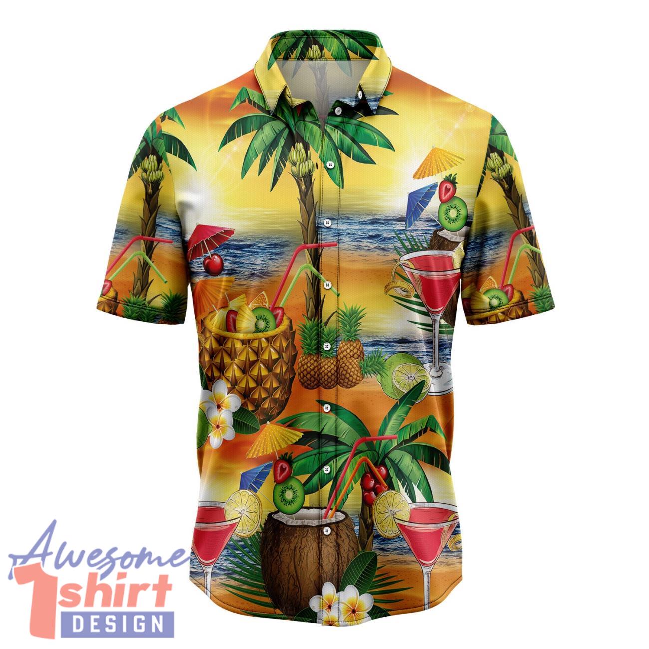 Paradise Cosmopolitan Cocktai Aloha Hawaiian Shirt Beach Lover Gift