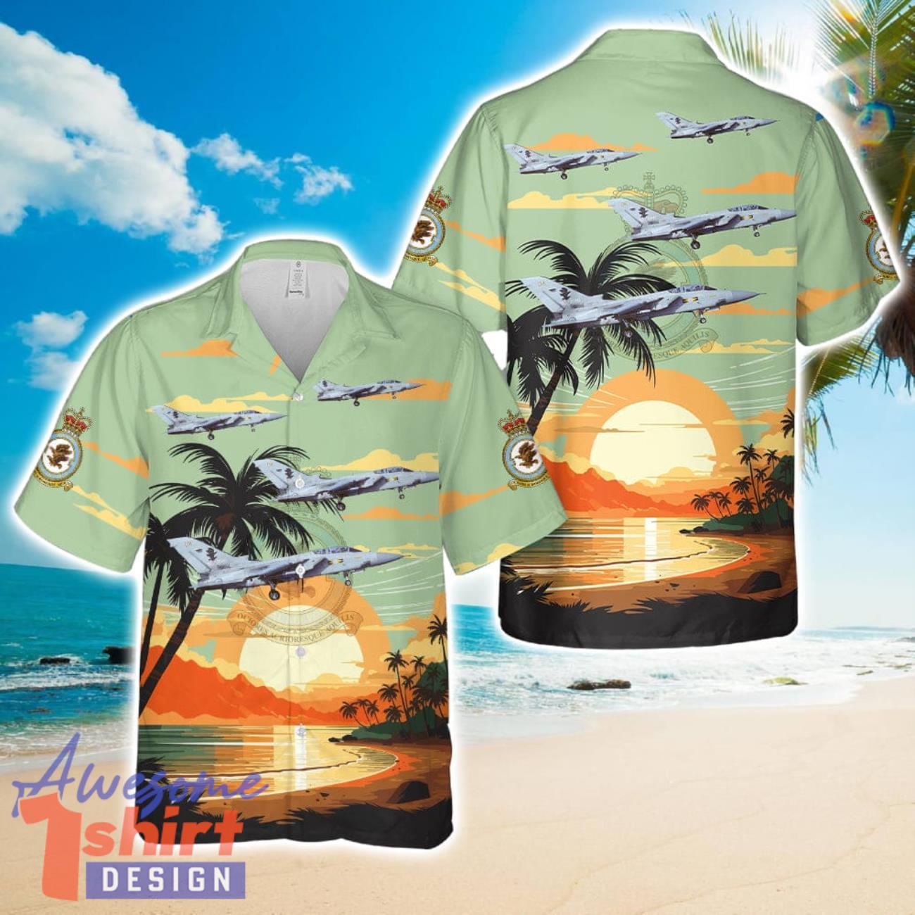 Royal Air Force No. 11 Squadron RAF Panavia Tornado F3 Hawaiian Shirt Beach Shirt For Men Woemn