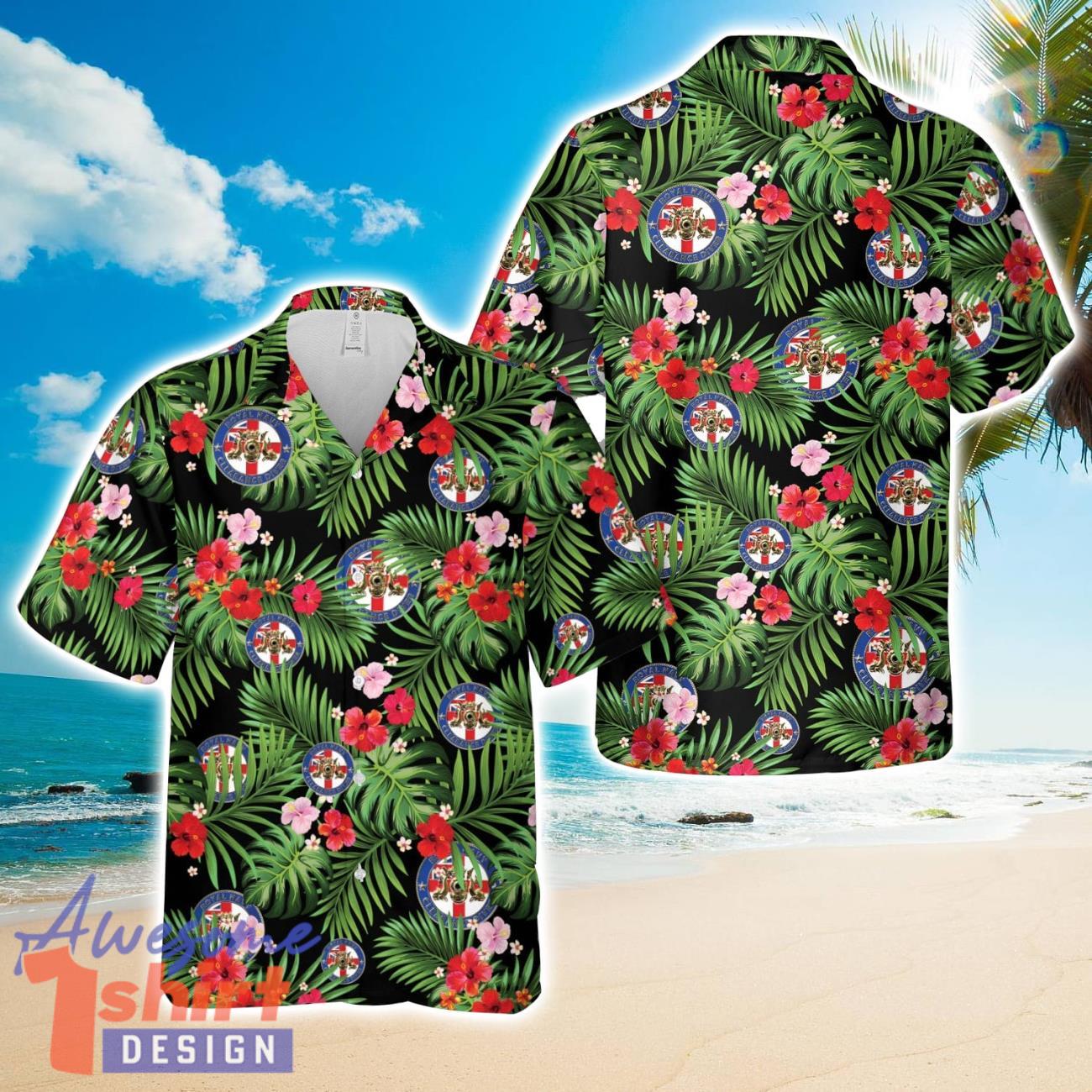 Royal Navy ships diver Hawaiian Shirt Aloha Beach Summer Shirt