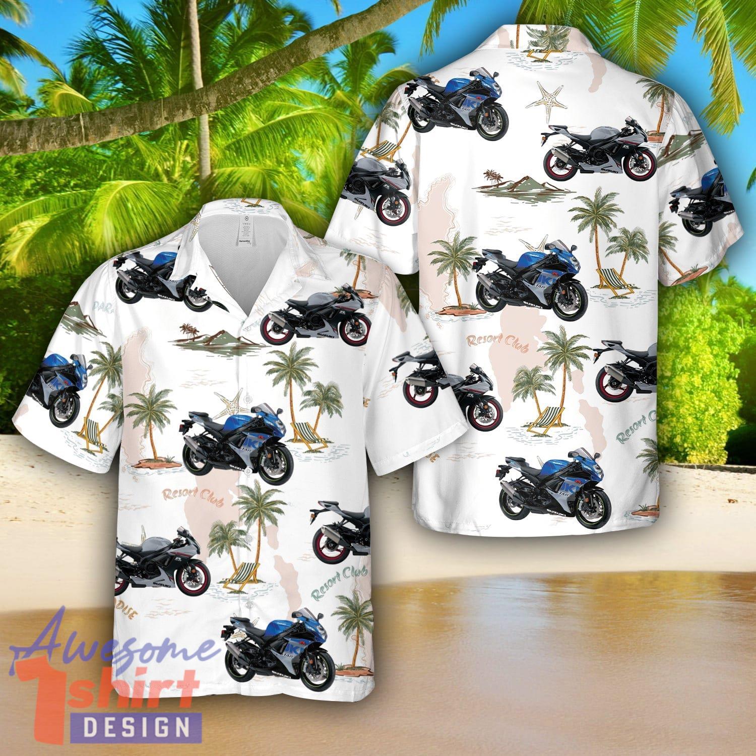 Suzuki GSX-R600 3D Hawaiian Shirt Summer Trending Beach Gift