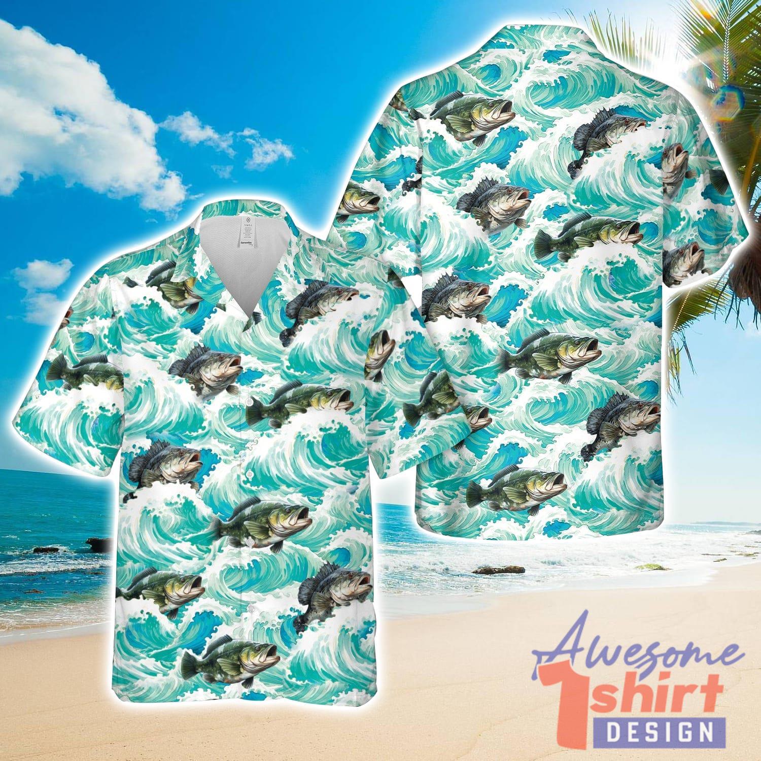 Fresh Water Fish North American 3D Hawaiian Shirt Happy Summer Gift