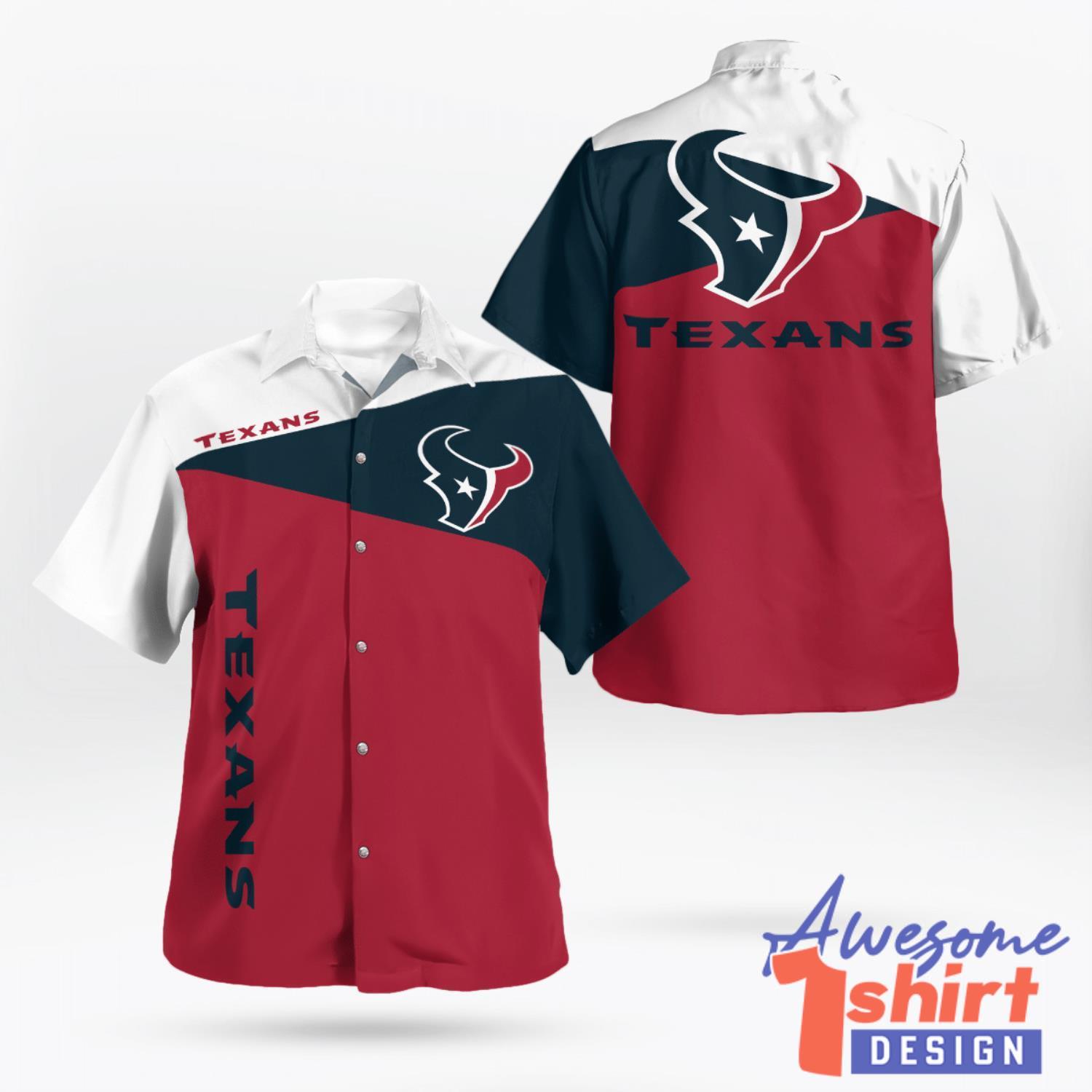 Houston Texans 3D Printing Hawaiian Shirt Sport Team Aloha Summer Gift