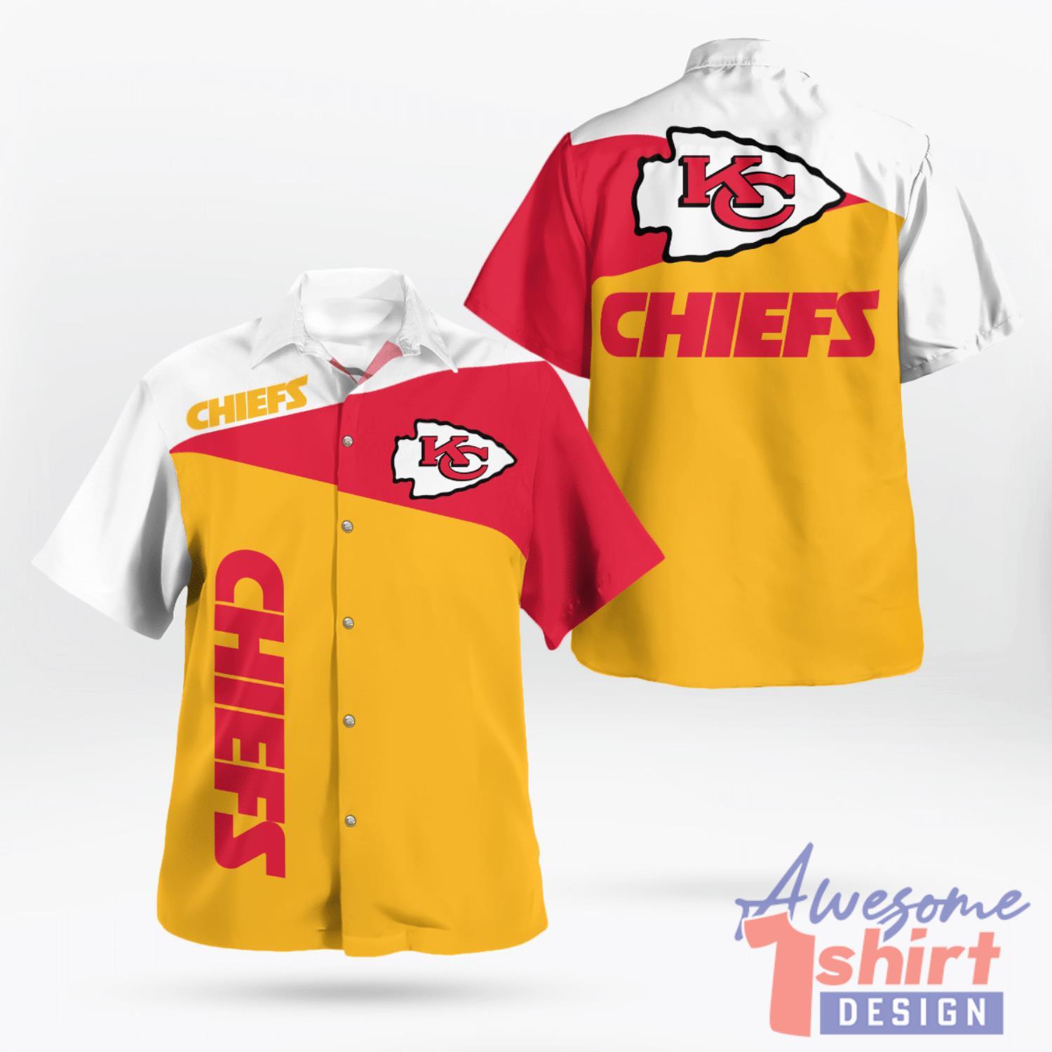 Kansas City Chiefs 3D Printing Hawaiian Shirt Sport Team Aloha Summer Gift