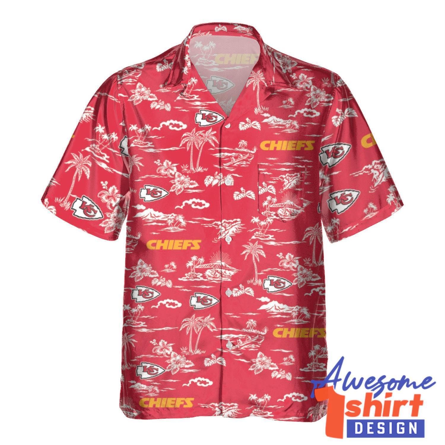 Kansas City Chiefs Tropical  Beach Summer Shirt Team Hawaiian Shirt