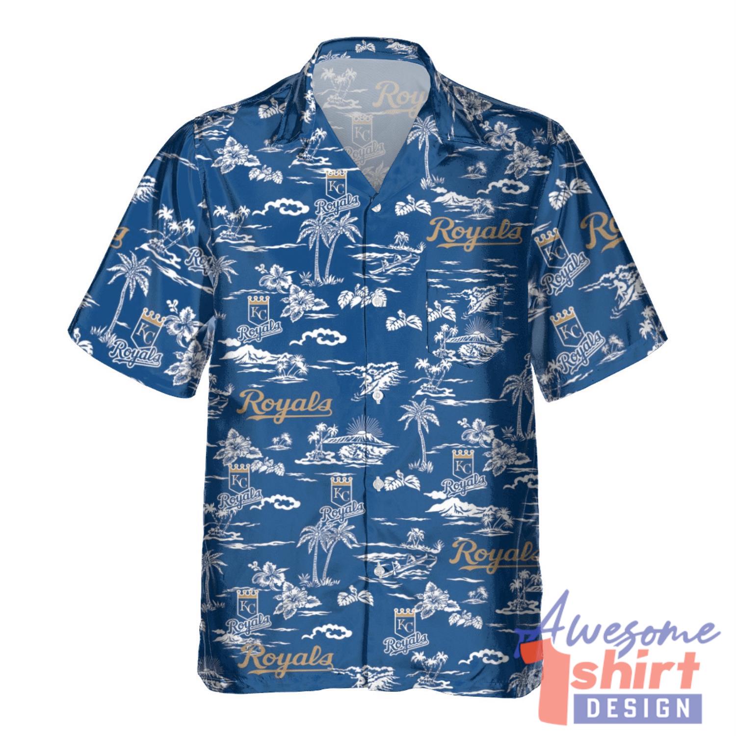 Kansas City Royals Tropical  Beach Summer Shirt Team Hawaiian Shirt