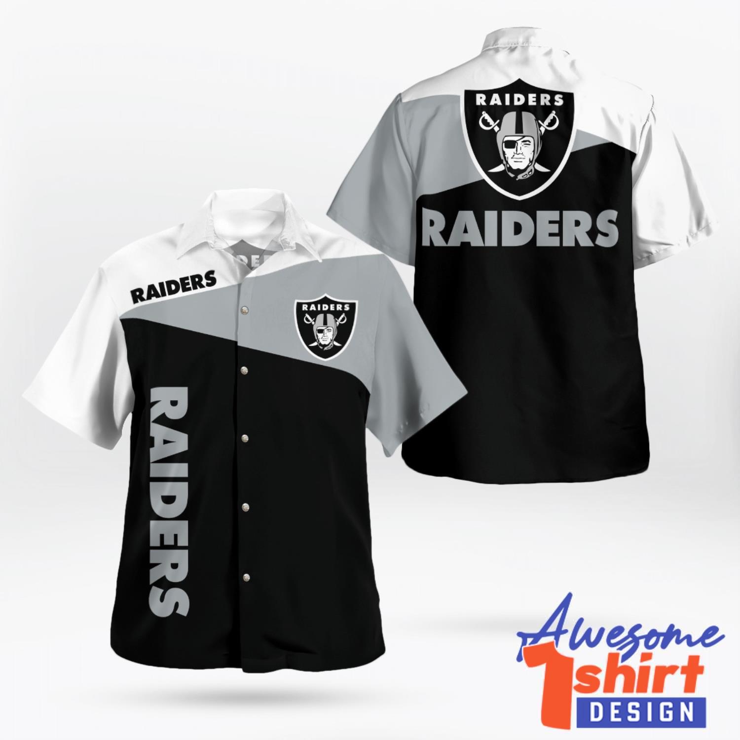 Las Vegas Raiders 3D Printing Hawaiian Shirt Sport Team Aloha Summer Gift