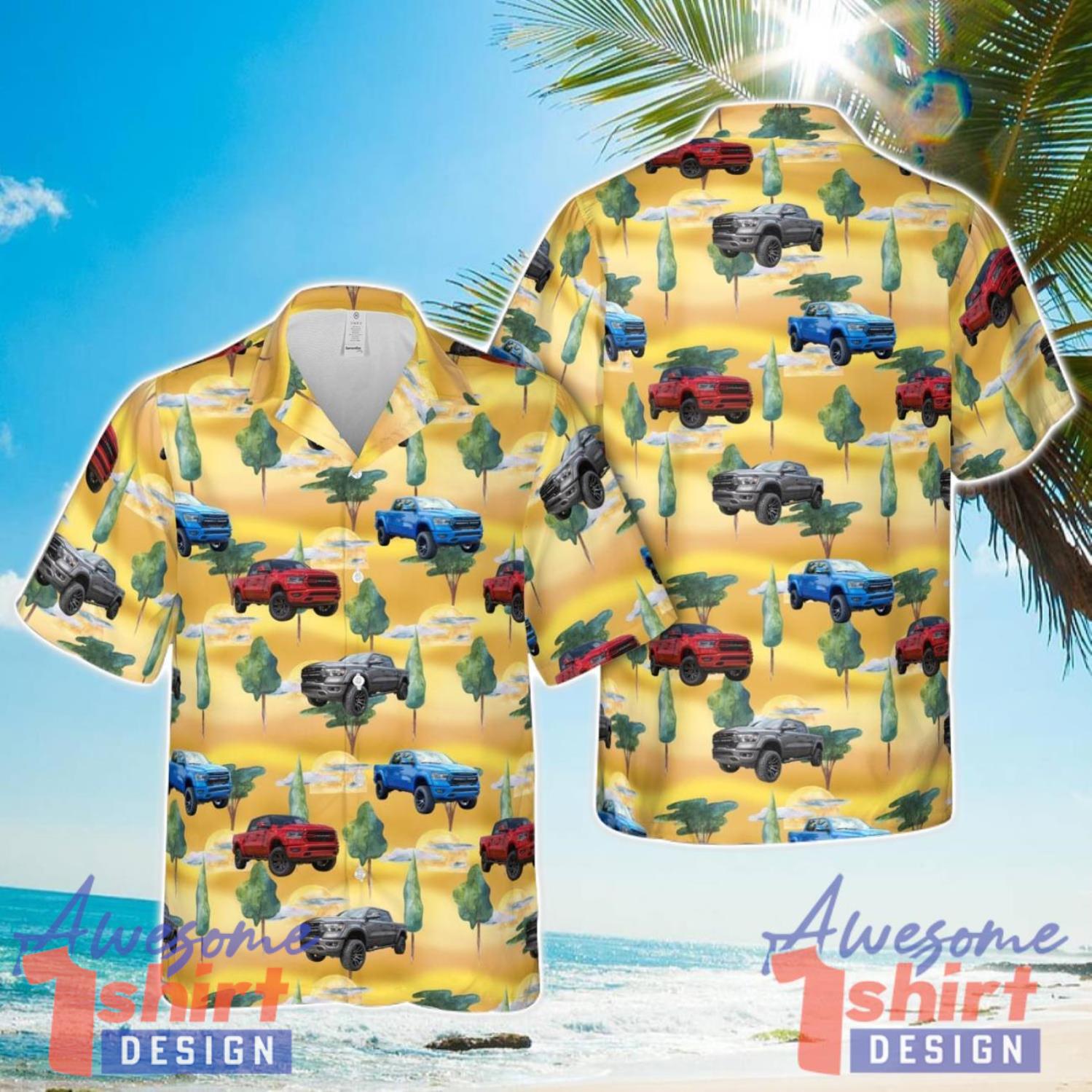 Lifted RAM 1500 Pickup Truck Hawaiian Shirt Unisex For Men And Women