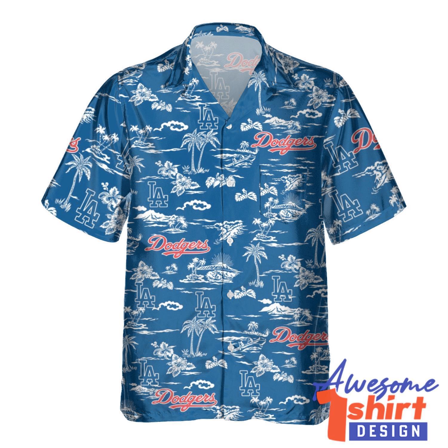 Los Angeles Dodgers Tropical  Beach Summer Shirt Team Hawaiian Shirt