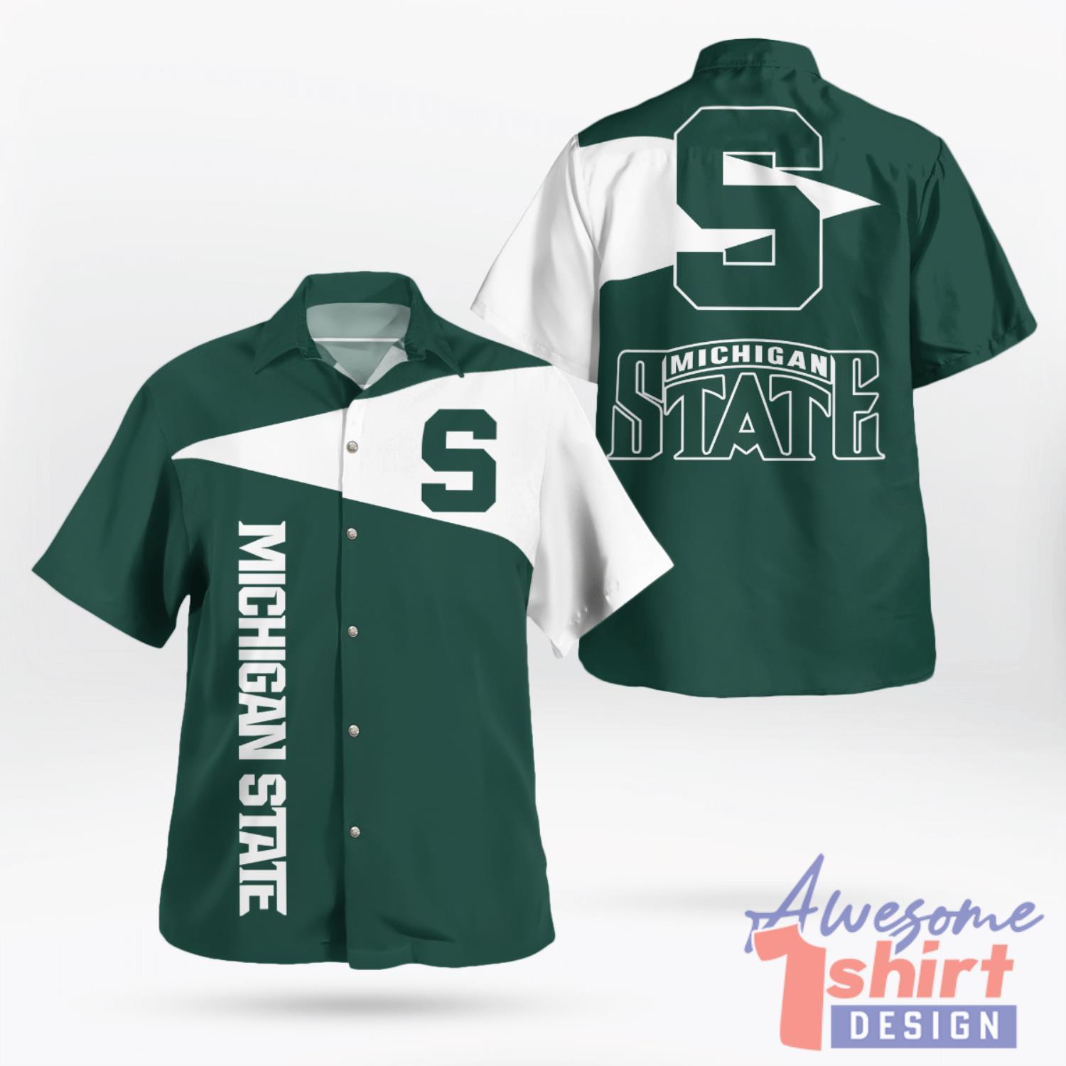 Michigan State Spartans 3D Printing Hawaiian Shirt Sport Team Aloha Summer Gift