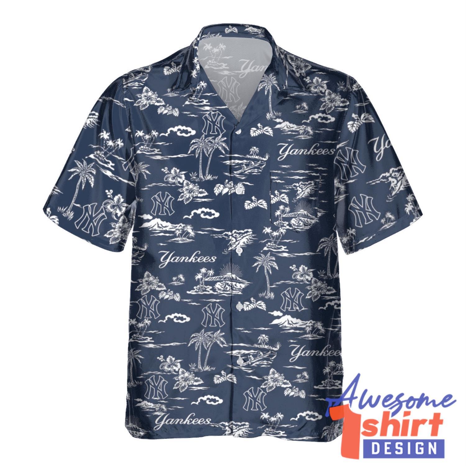 New York Yankees Tropical  Beach Summer Shirt Team Hawaiian Shirt