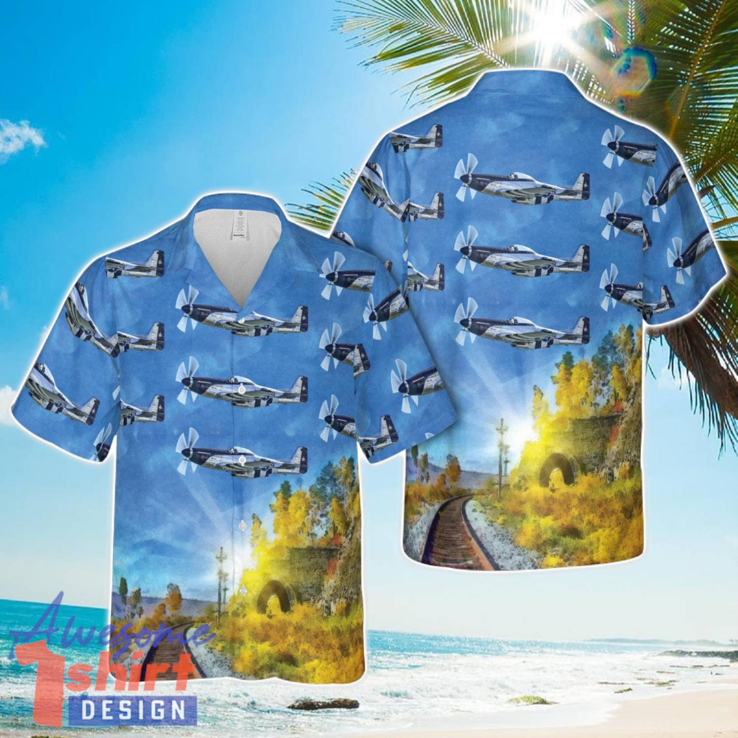 P-51 Mustangs Quick Silver Hawaiian Shirt Beach Holiday