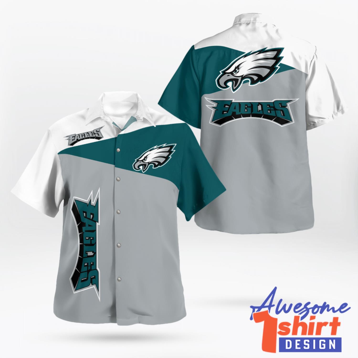 Philadelphia Eagles 3D Printing Hawaiian Shirt Sport Team Aloha Summer Gift