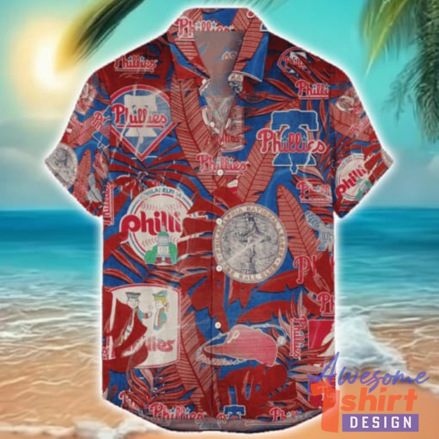 Philadelphia Phillies Retro Logo Hawaiian Shirt Limited For Fans Summer Gift