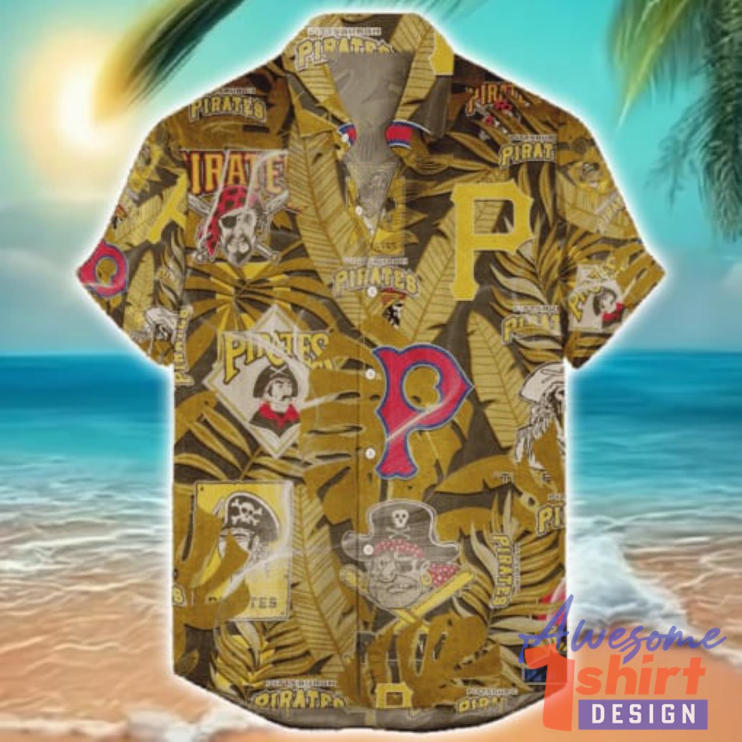 Pittsburgh Pirates Retro Logo Hawaiian Shirt Limited For Fans Summer Gift