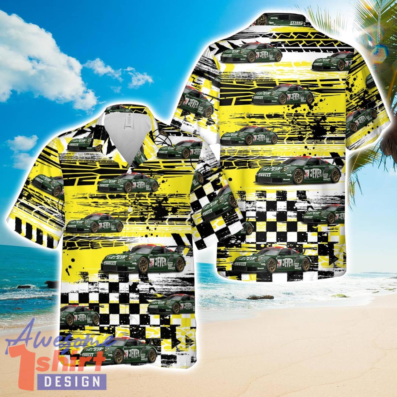 Porsche 911 RSR V2 3D Beach Shirt Summer Hawaiian Shirt