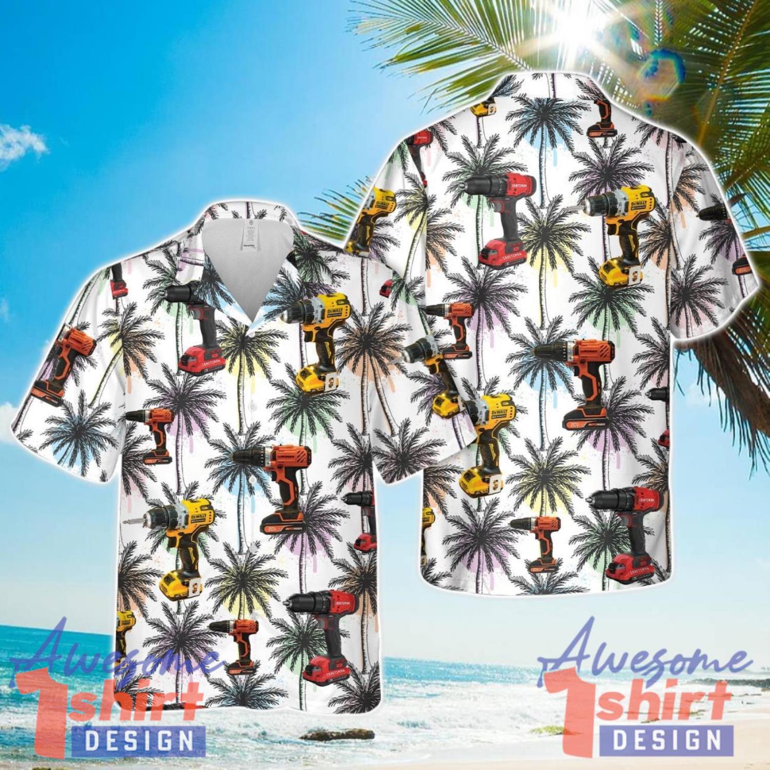 Power Drill Hawaiian Shirt Unisex For Men And Women