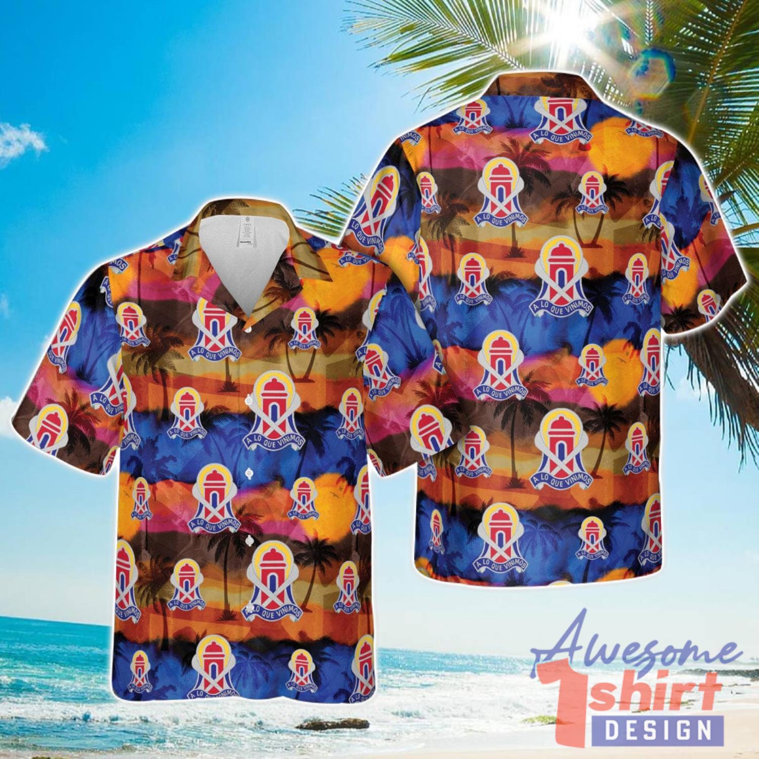 Puerto Rico Army National Guard, 92nd Military Police Brigade (92nd MP Bde) 3D Hawaiian Shirt Happy Summer Gift