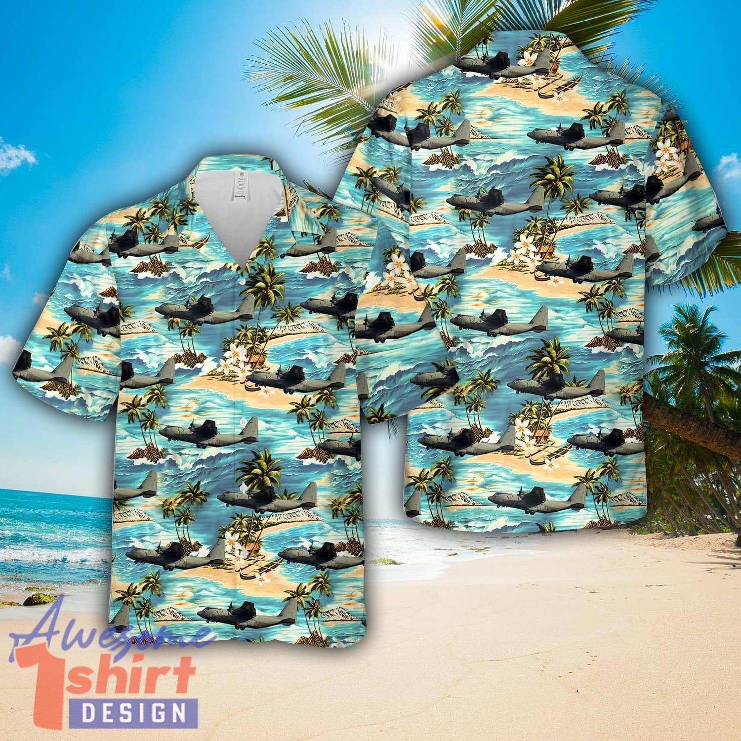 Royal Air Force Lockheed Martin C-130J Hercules C5 (L-382) ZH889 Hawaiian Shirt Beach Holiday