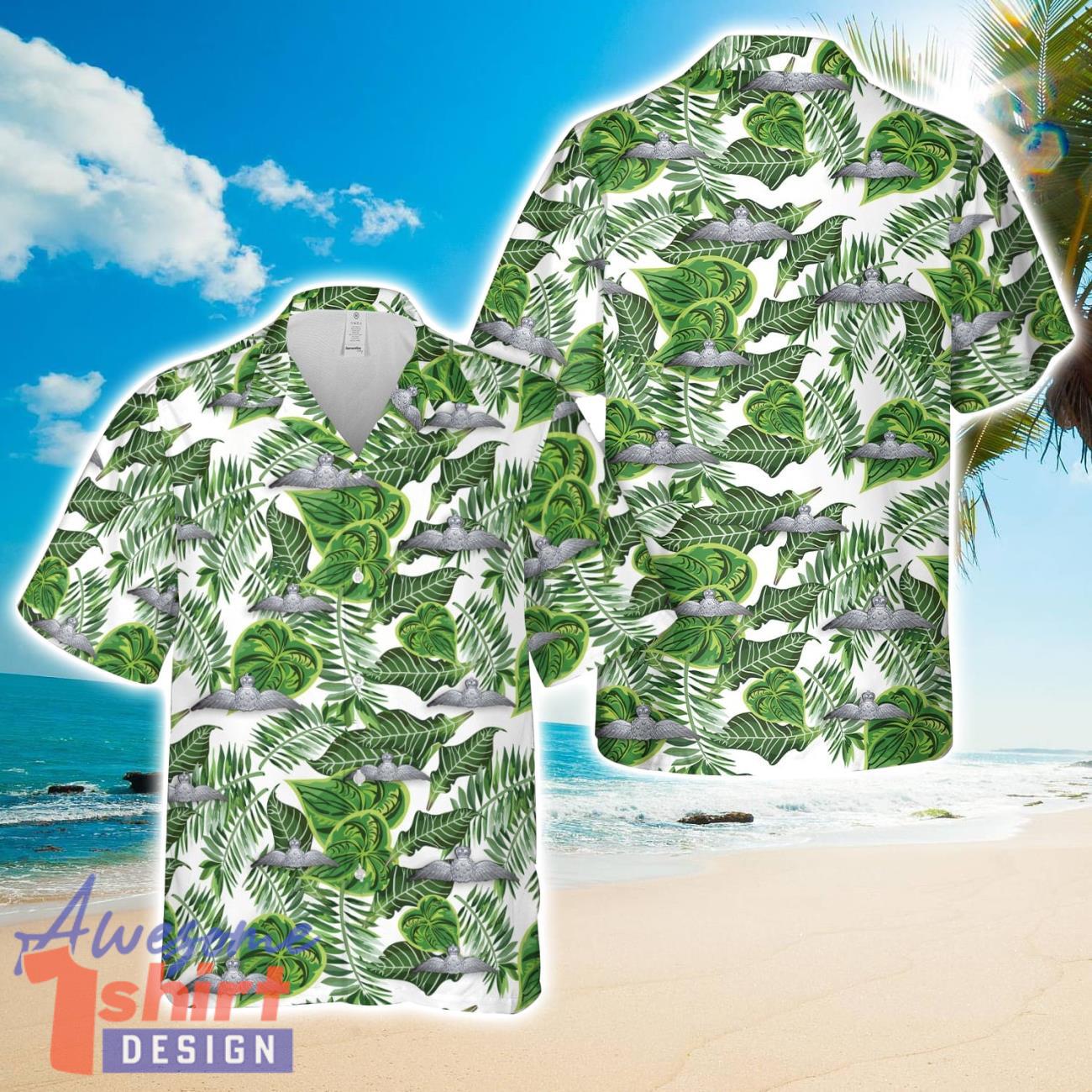 Royal Australian Air Force Air Combat Officer (ACO) Brevet 3D Beach Shirt Summer Hawaiian Shirt