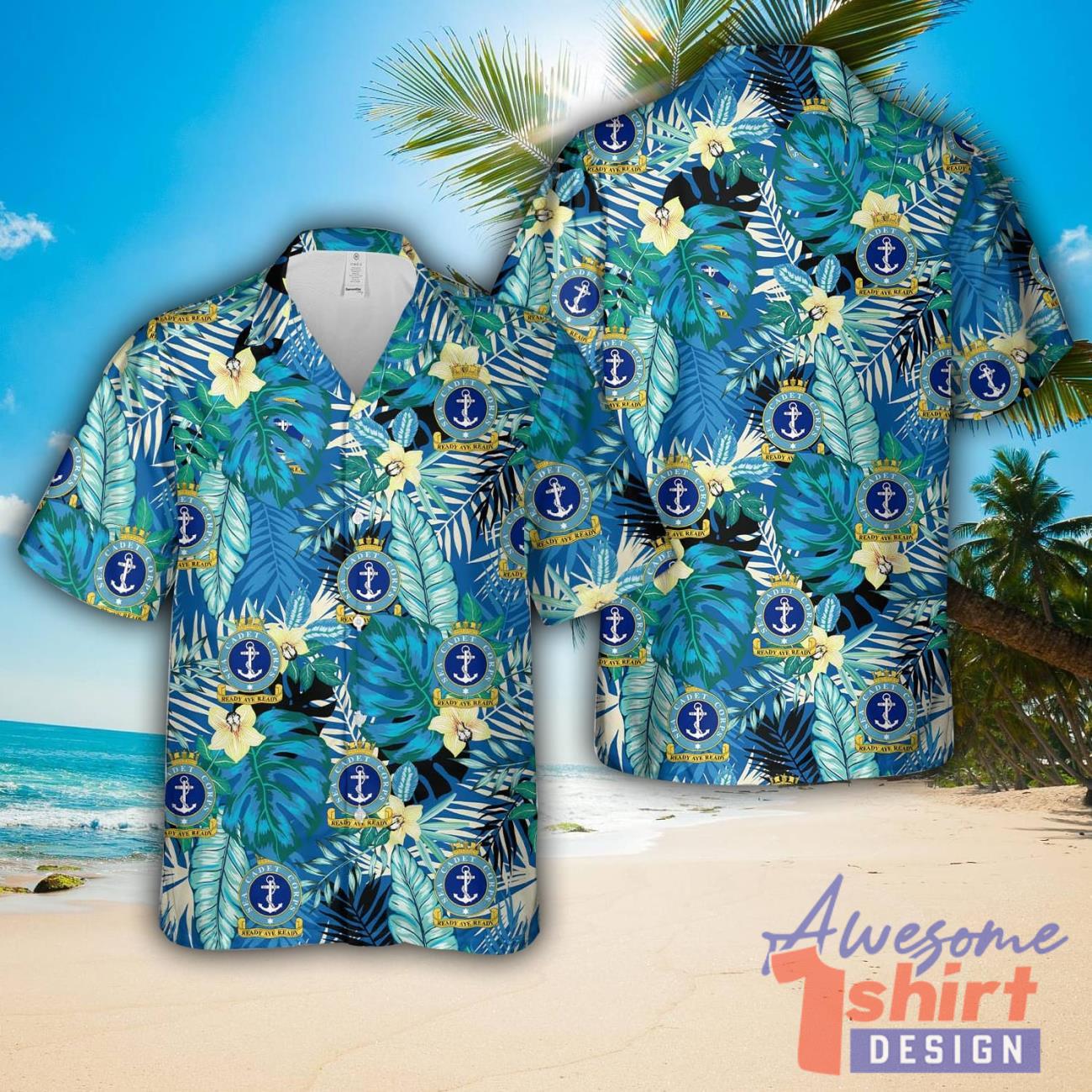 Royal Navy The Sea Cadet Corps Hawaiian Shirt Summer Holiday Gift