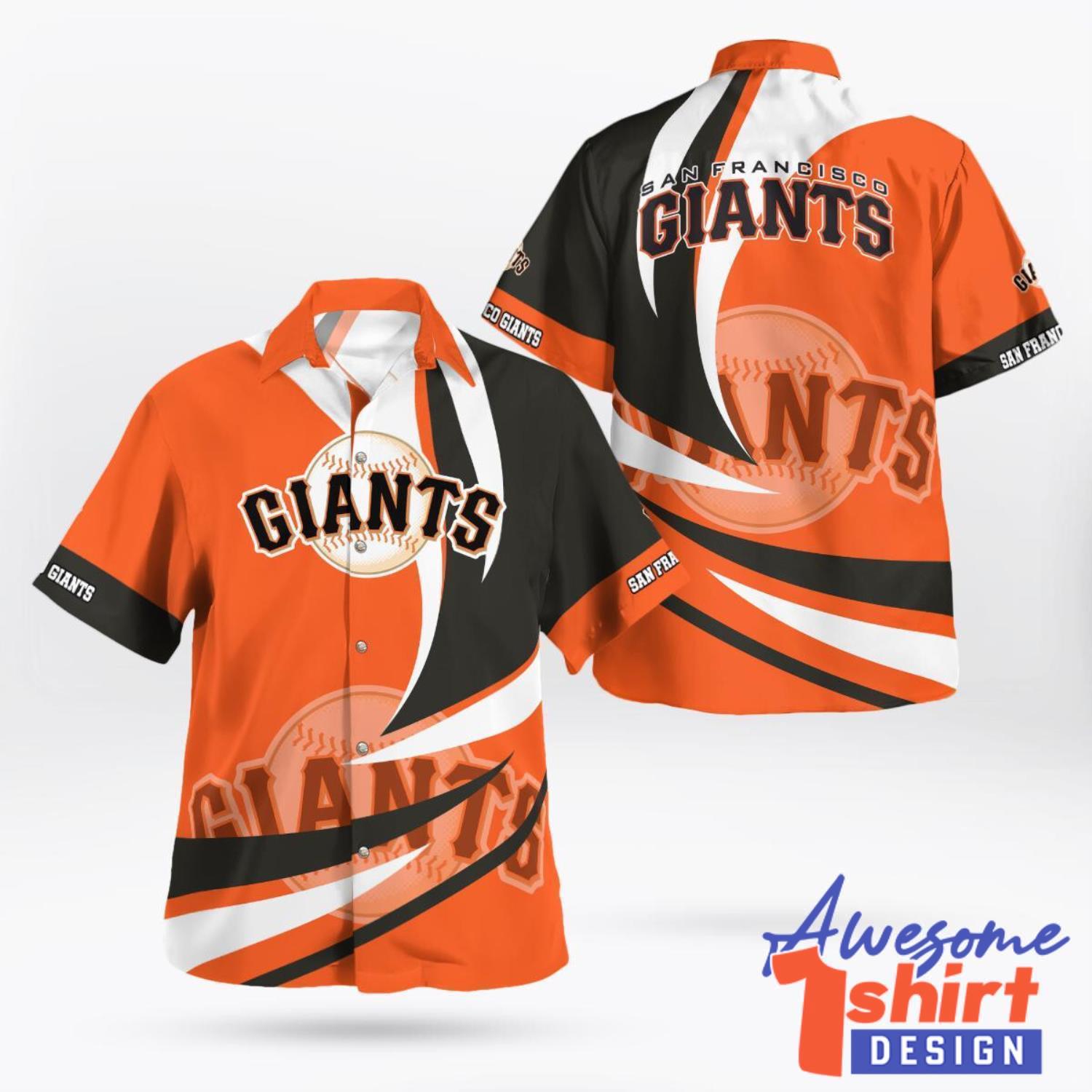 San Francisco Giants Logo Team Hawaiian Shirt Sport Team Beach Shirt