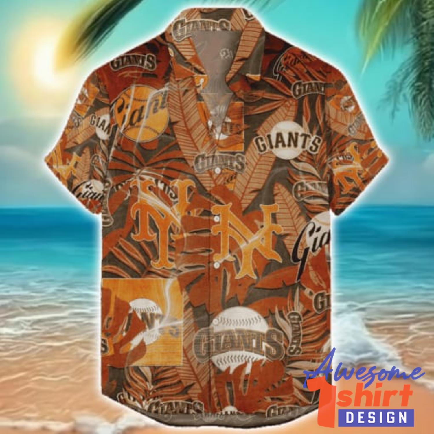 San Francisco Giants Retro Logo Hawaiian Shirt Limited For Fans Summer Gift