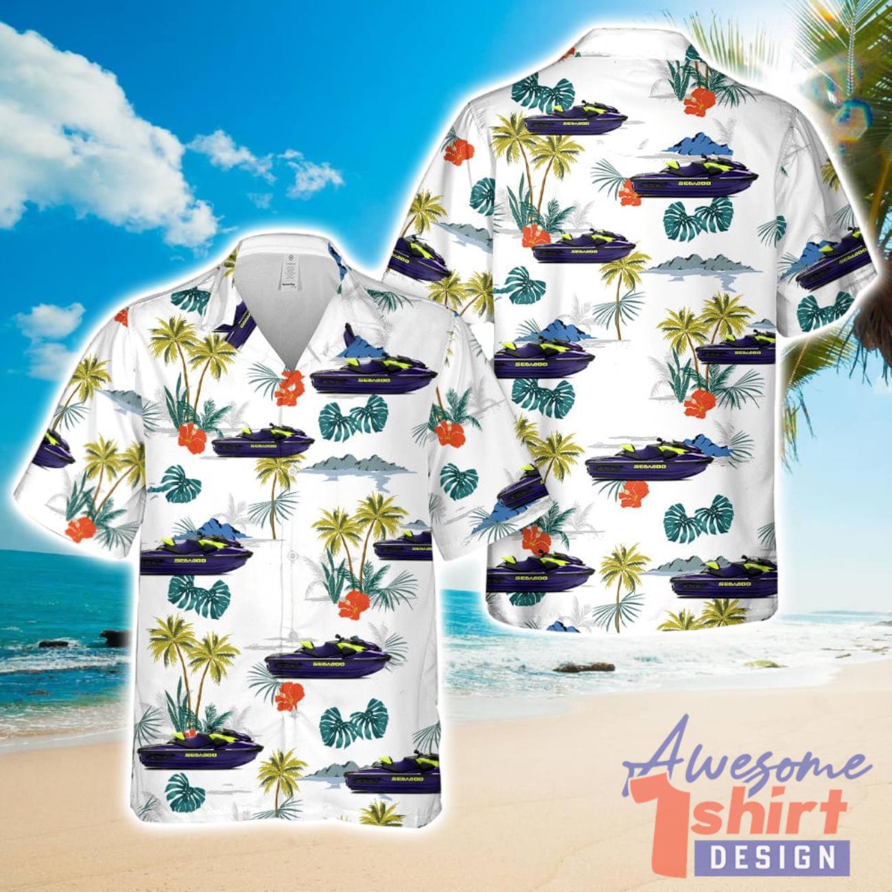 Sea-doo Rxp X 300 Purple model 2021 3D Hawaiian Shirt Beach Holiday Gift