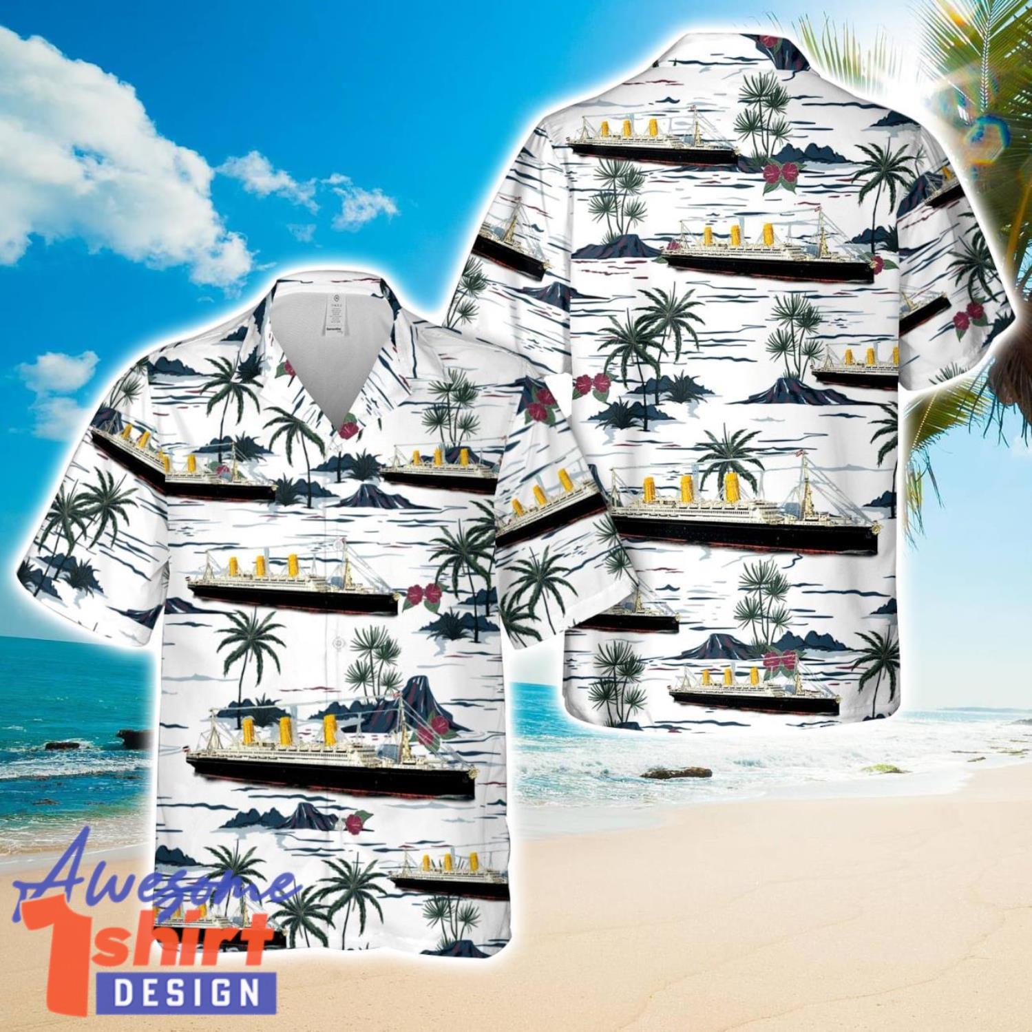 SS Imperator Hawaiian Shirt 3D Printed Beach Lover Gift