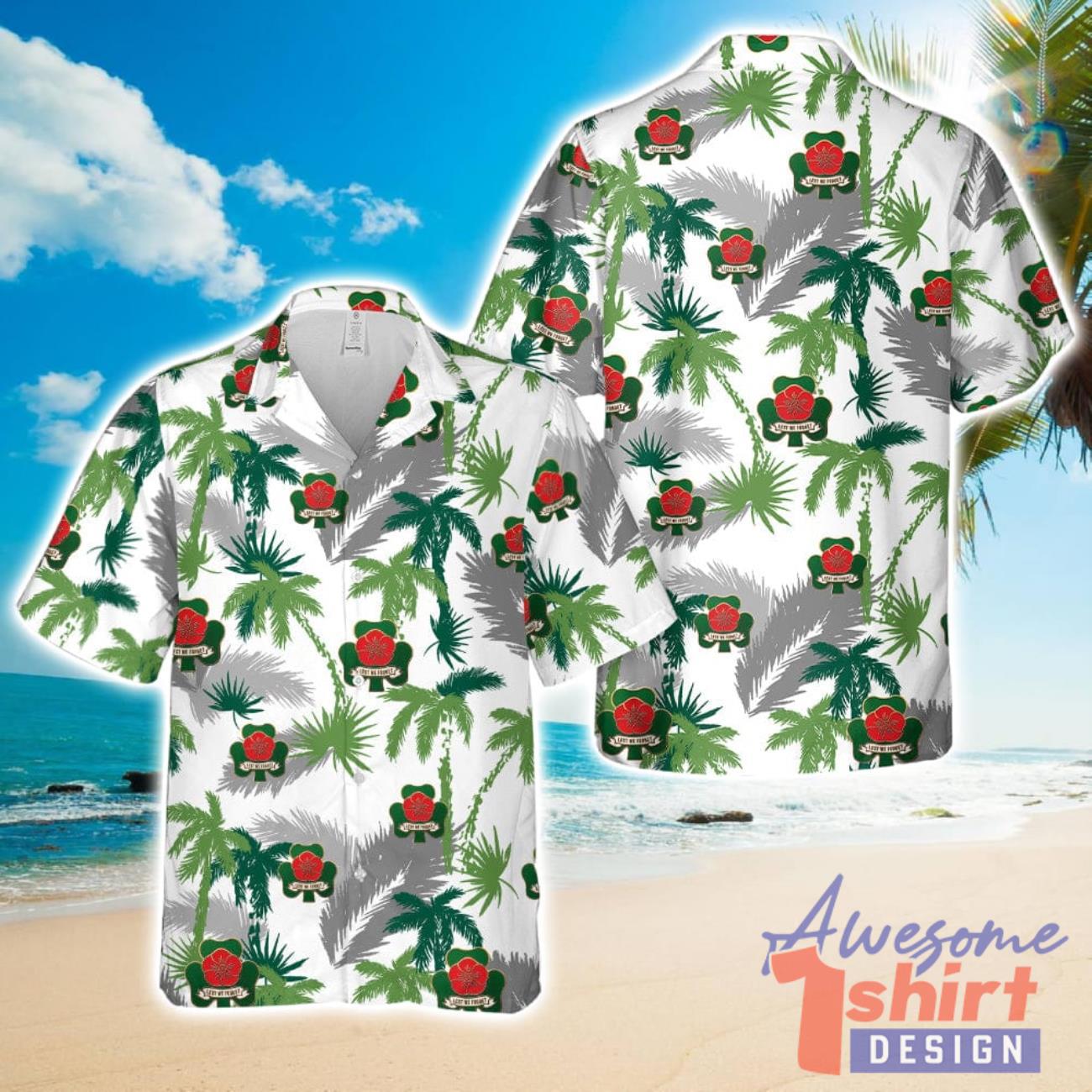 St Patricks Day Celtic Ireland Irish Lest We Forget Shamrock 3D Hawaiian Shirt Beach Holiday Gift