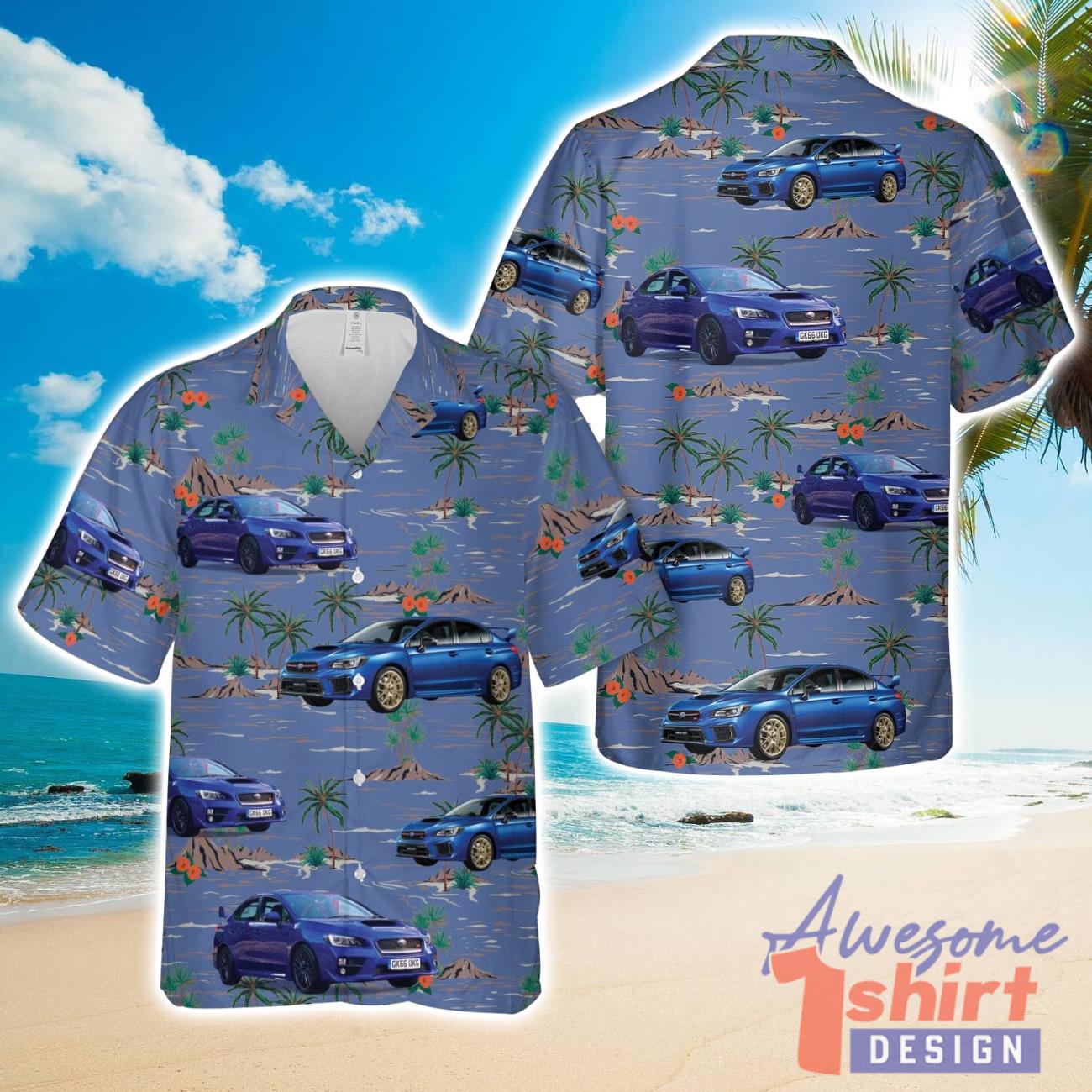 SUBARU Wrx Sti JDM Hawaiian Shirt Summer Holiday Gift