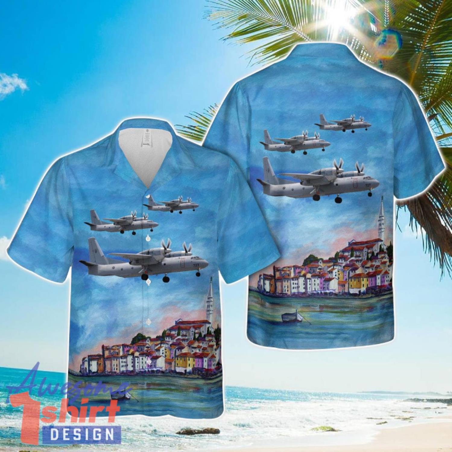 Croatian Air Force Antonov An-32B  Aloha 3D Hawaiian Shirt