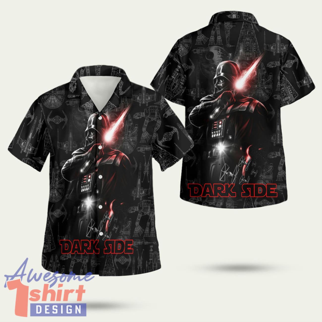 Darth Vader Dark Side Star Wars 3D Hawaiian Shirt Summer Style Gift