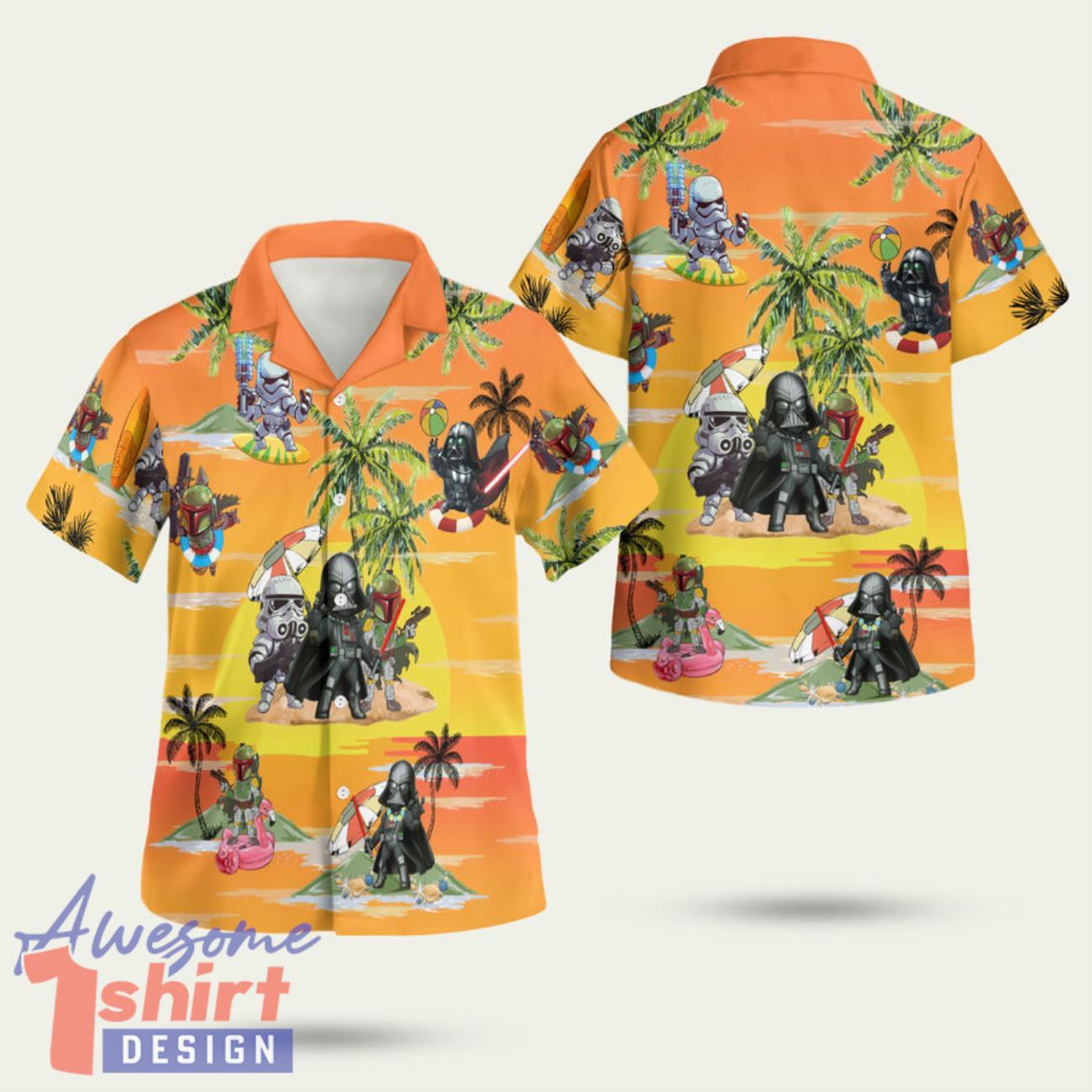 Darth Vader Summer Time 8 Print 3D Hawaiian Shirt Summer Style Gift