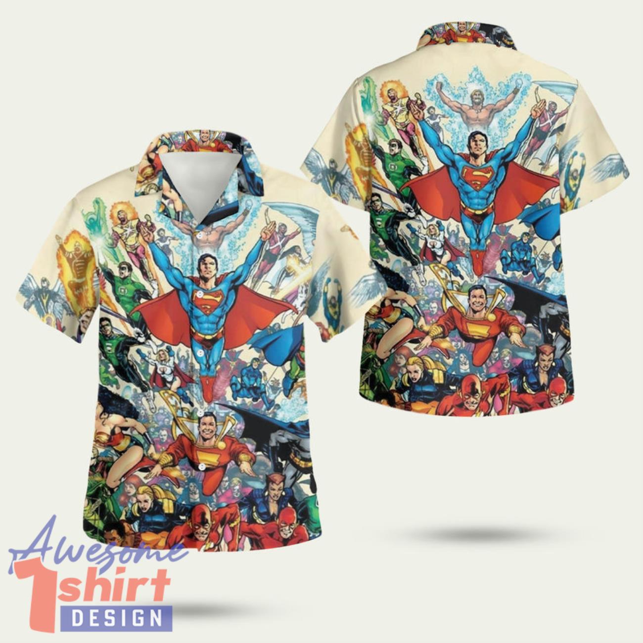 Dc Hero 3D Hawaiian Shirt Summer Style Gift