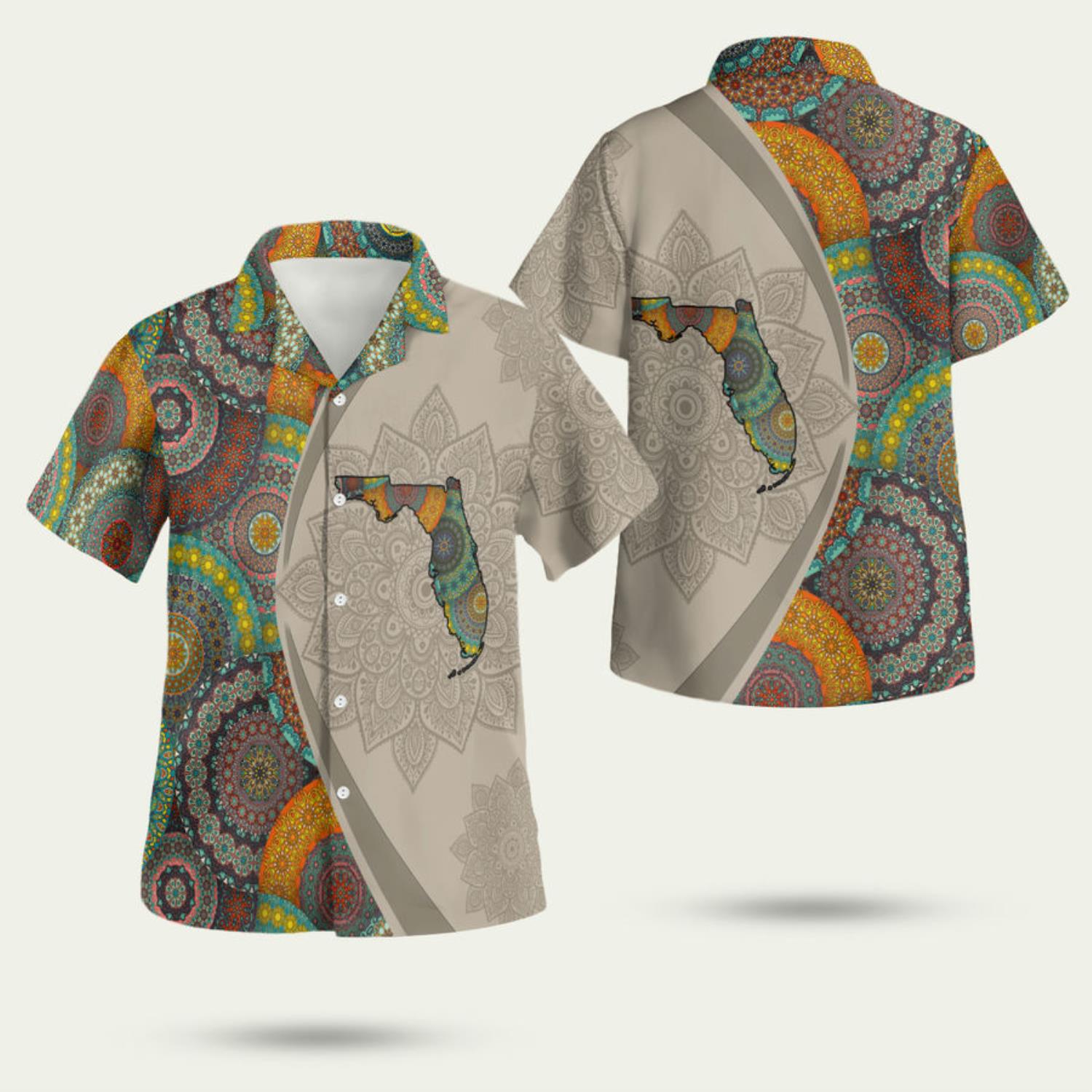 Florida Mandala 3D Hawaiian Shirt Summer Style Gift