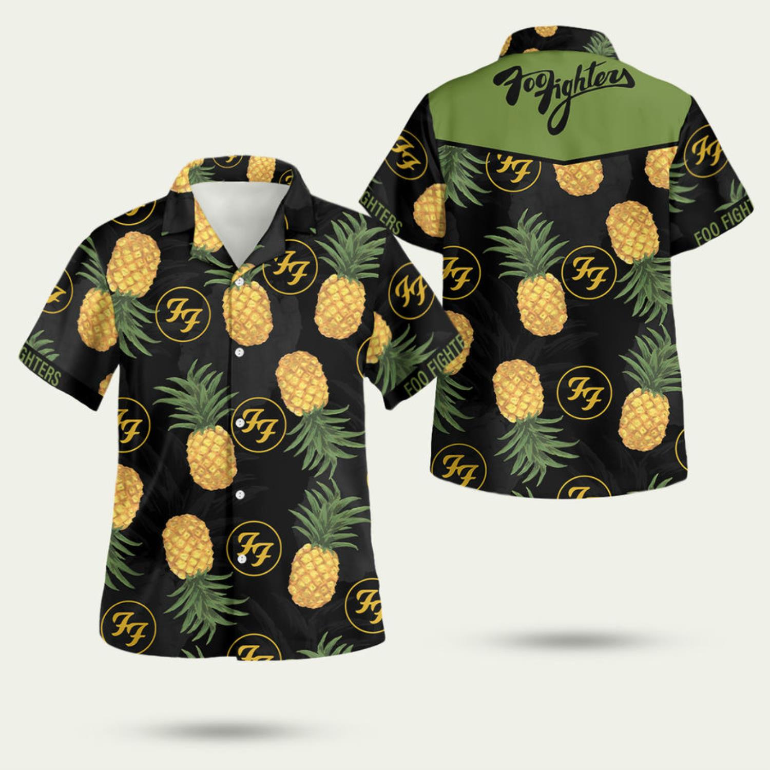 Foo Fighters 3D Hawaiian Shirt Summer Style Gift